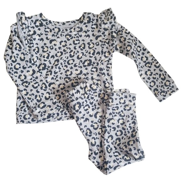 The Children's Place Toddler Girls 3T Heart & Leopard Print 2-Piece Sets - Picture 7 of 13
